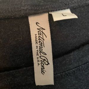 National Picnic Navy 3/4 sleeve top